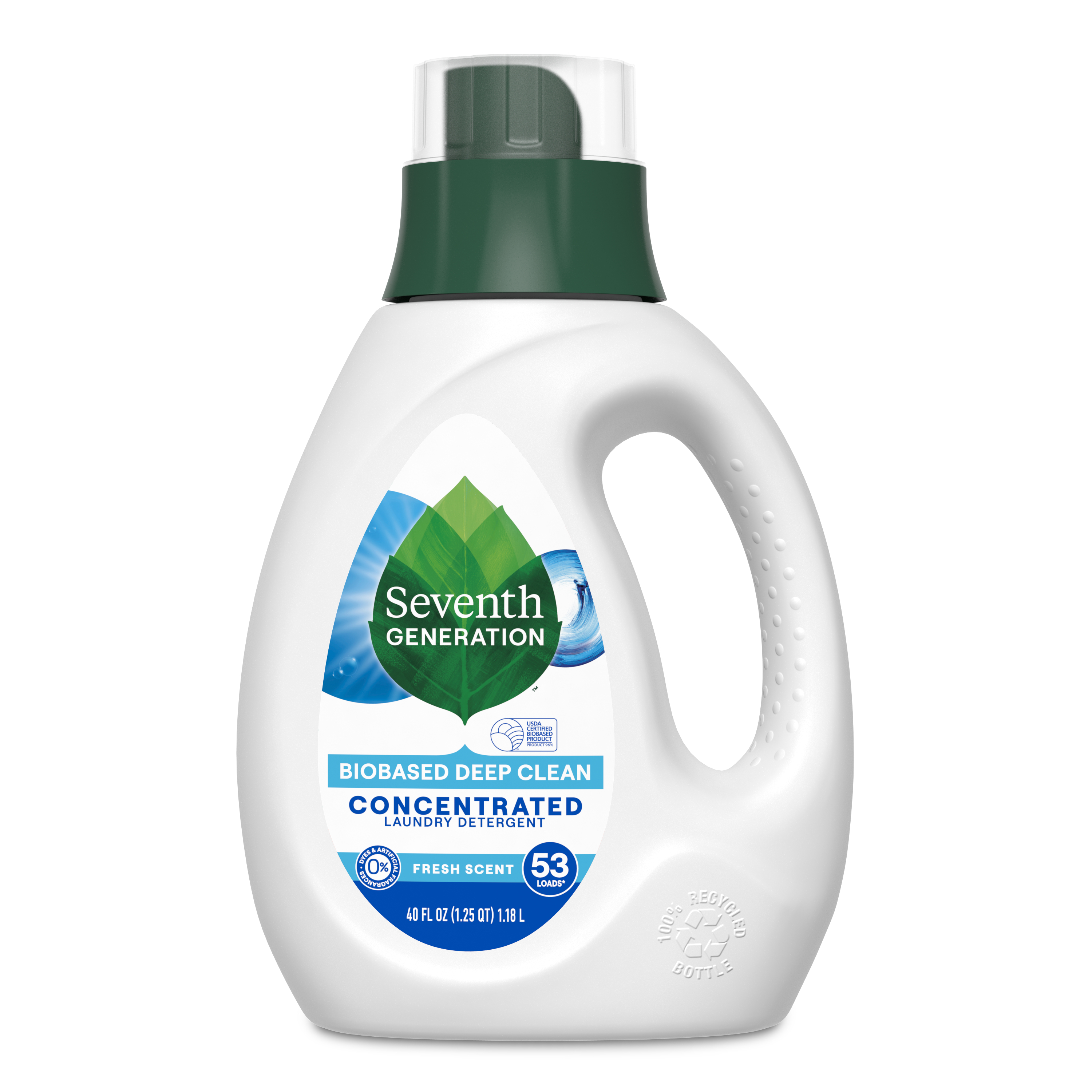 Front of Seventh Generation Concentrated Laundry Detergent - Fresh Scent