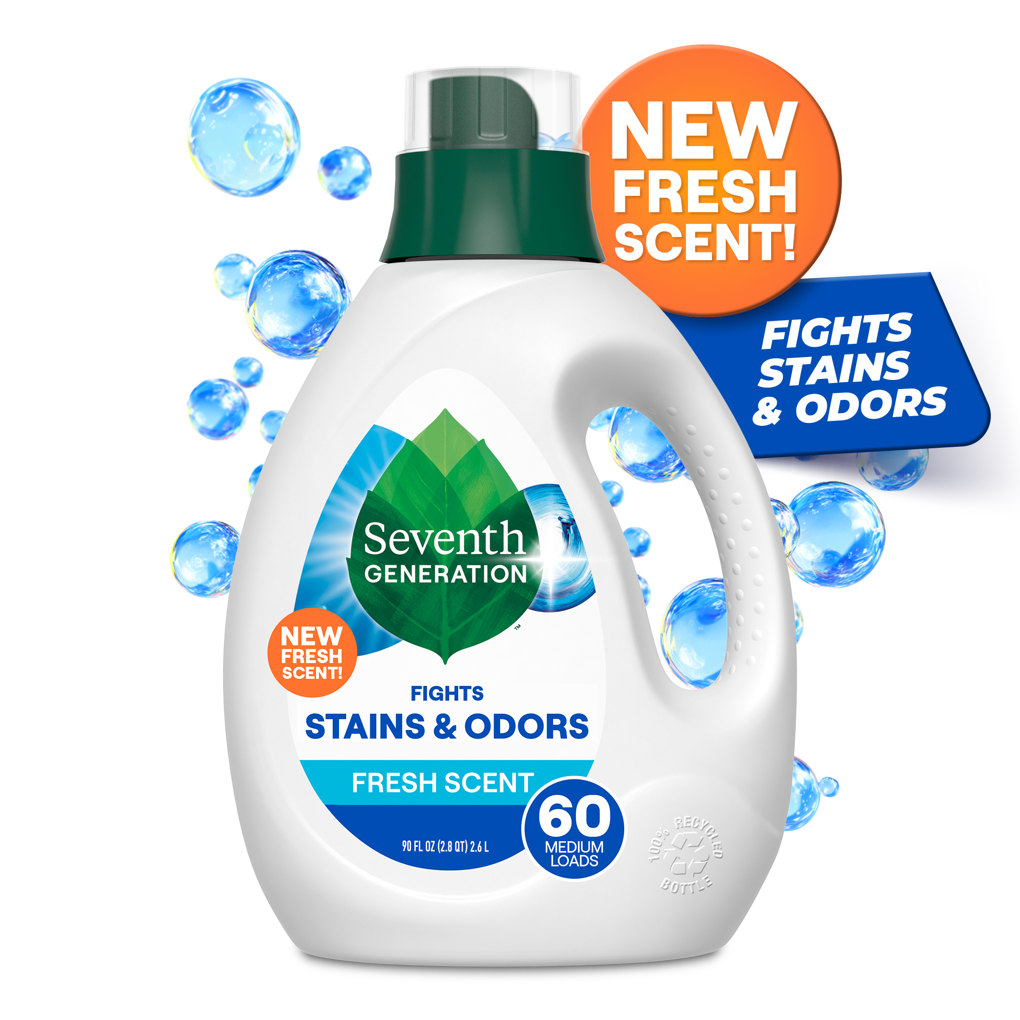 Front of Seventh Generation Liquid Laundry Detergent - Fresh Scent
