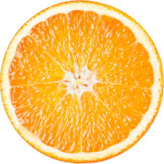 Fresh Clementine orange slice