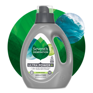 Seventh Generation Power Plus Liquid Laundry Detergent - Clean Scent