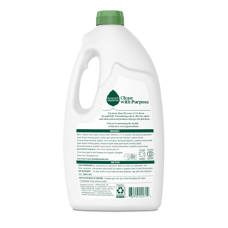 Seventh Generation Dish Gel - 42floz - Lemon - Back of Pack