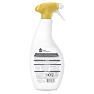 Seventh Generation Disinfecting Multi-Surface Cleaner - Spray Bottle - Lemongrass Citrus Scent - Back of Pack