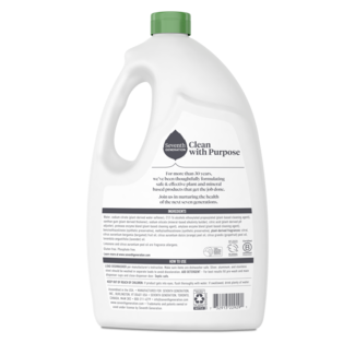 Seventh Generation Dish Gel - 65floz - Power Plus Fresh Citrus - Back of Pack