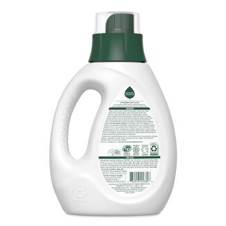 A plain view of the back of 40oz Fresh Scent Concentrated Laundry Detergent 